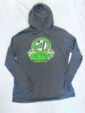 Toronto Beach Volleyball Spring/Summer Grey Hoodie 🏖️